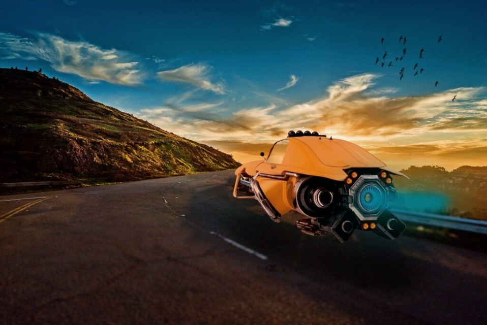 Leteči avtomobili. FOTO: Pixabay