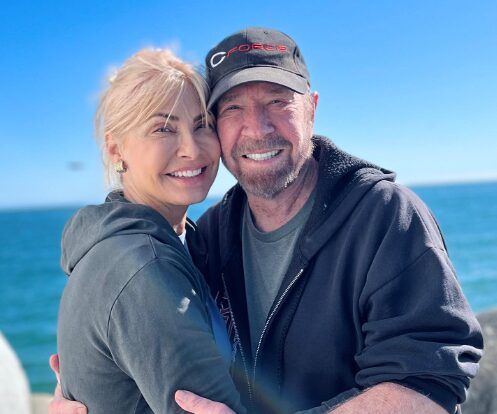 Chuck Norris in žena Gena O'Kelly