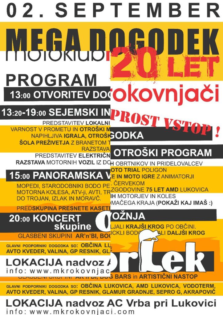 Pred 20 leti začeli, v soboto žurka in pol