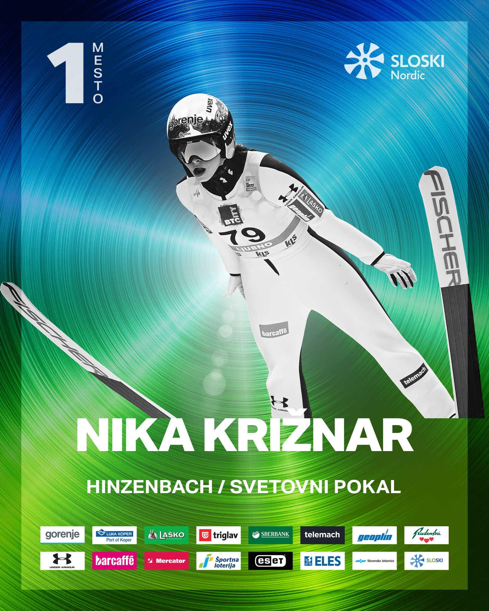 Nika Križnar najboljša!
