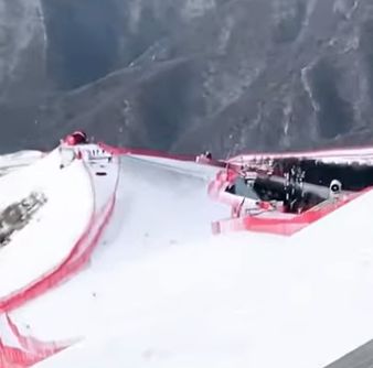 Zaradi vetra odpovedan olimpijski smuk