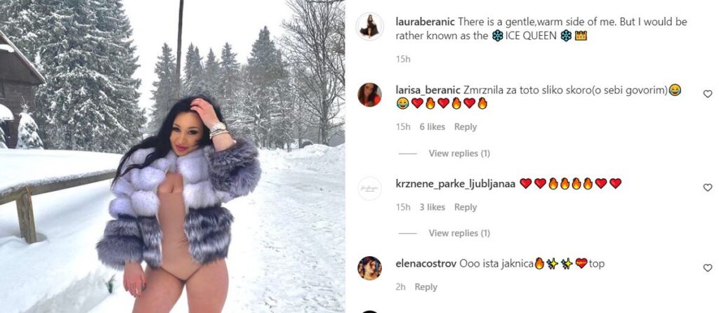 FOTO: Mary in Tjaša komajda prekrili intimni predel, za Laura mislijo, da je gola sredi snega