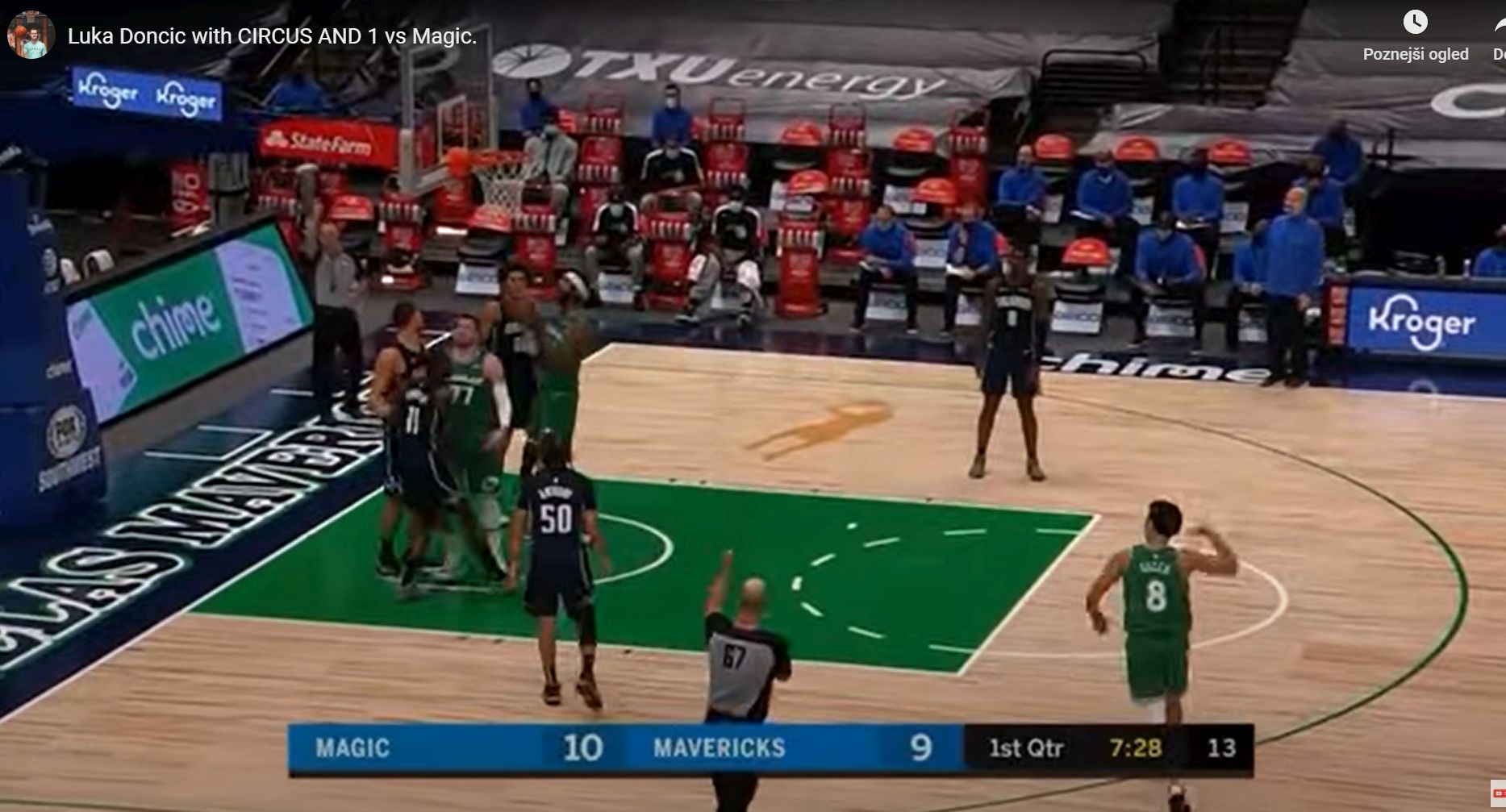 Dončić 20+11+10, Dragić zadel sedem trojk