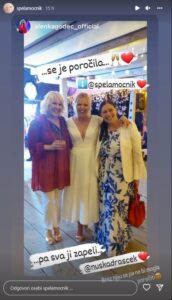 FOTO: TV voditeljica Špela se je poročila, peli sta ji dve znani slovenski pevki