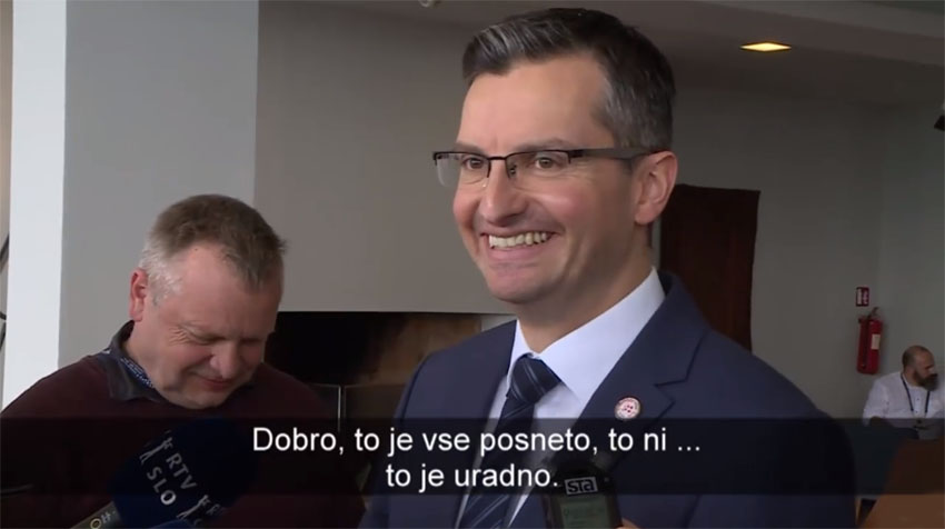 VIDEO: Premier Šarec odgovarjal hrvaškim novinarjem v slovenščini! Potem jih je še »nategnil«