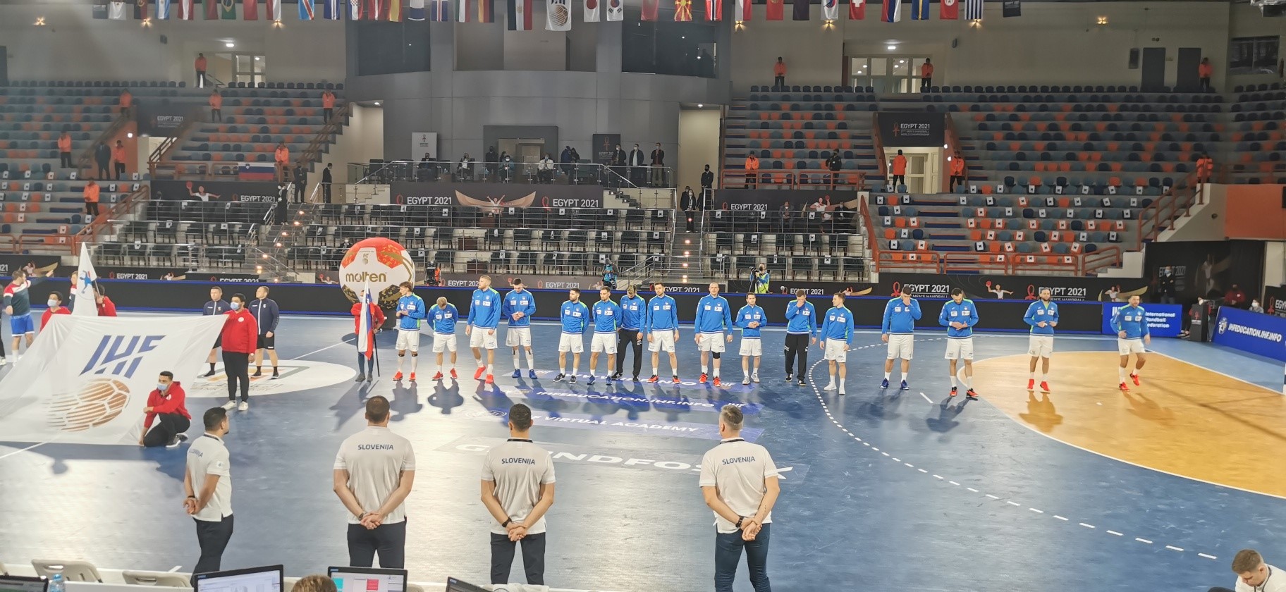 Polom slovenskih rokometašev