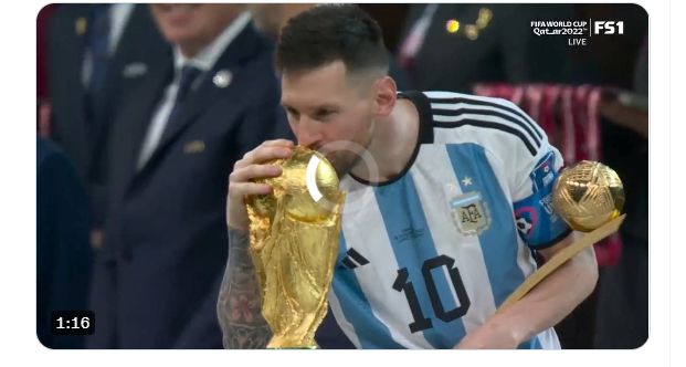 Messiju uspelo! Po finalu ga je prvi poljubil!