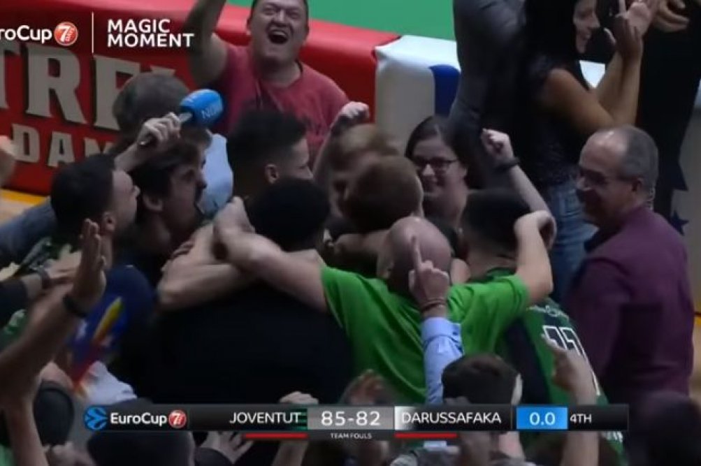 VIDEO: Klemen Prepelič zadel koš leta! Evropa je v šoku