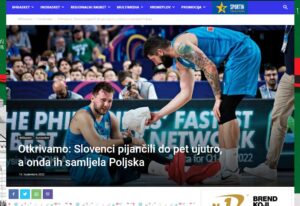 BiH medij udaril po slovenskih košarkarjih: "Popivali so do petih zjutraj!"