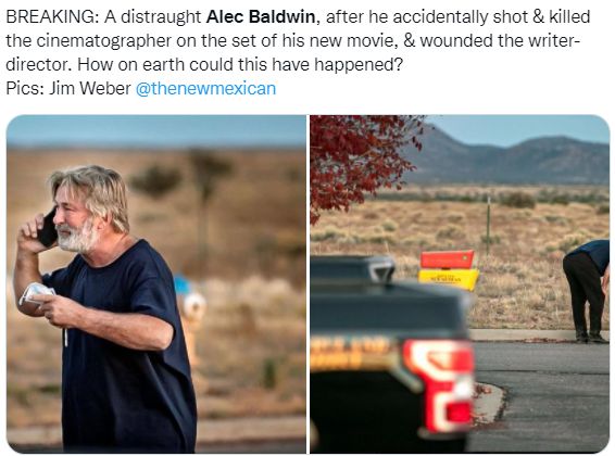 Tragedija na snemanju v ZDA: Alec Baldwin ustrelil dva, direktorica umrla