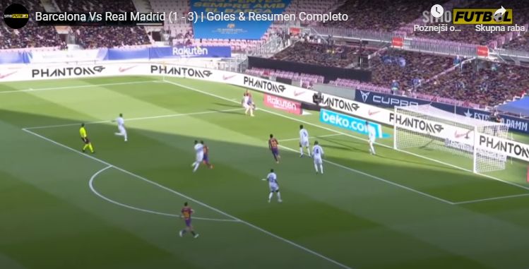 VIDEO: El Clasico spet Realu, Modrić dal piko na i