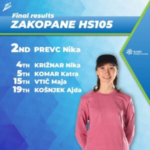 Nova medalja za slovensko smučanje: Nika Prevc srebrna