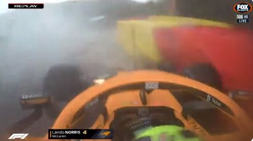 VIDEO: Huda nesreča na kvalifikacijah F1, dirkača Norrisa odpeljali