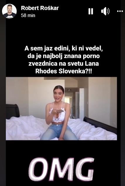 VIDEO: »A sem jaz edini, ki ni vedel, da je najbolj znana pornesa na svetu Slovenka?!«