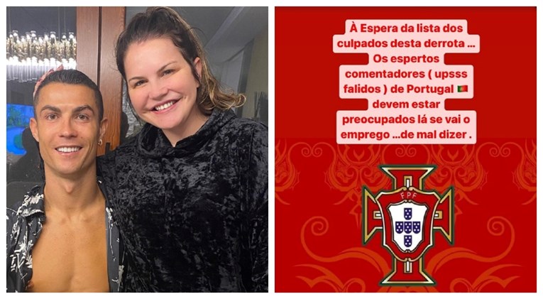 Ronaldo se je po izpadu s svetovnega prvenstva razjokal, besede njegove sestre obkrožile svet