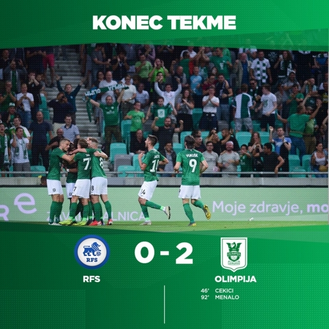 Gol v 92. minuti popeljal Olimpijo naprej
