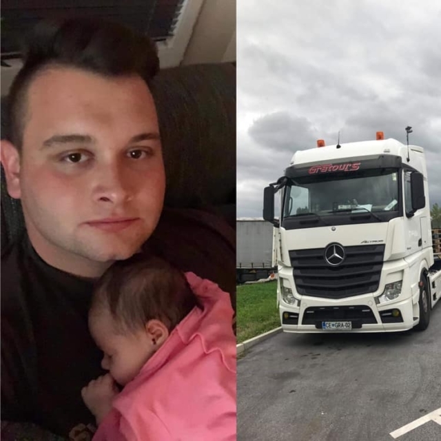 FOTO: Aljaža (26) vzela avtocesta, njegova trimesečna hčerka potrebuje pomoč