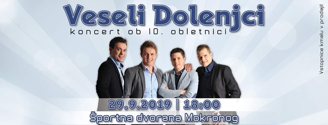 Veliki koncert ob 10 letnici Veselih Dolenjcev
