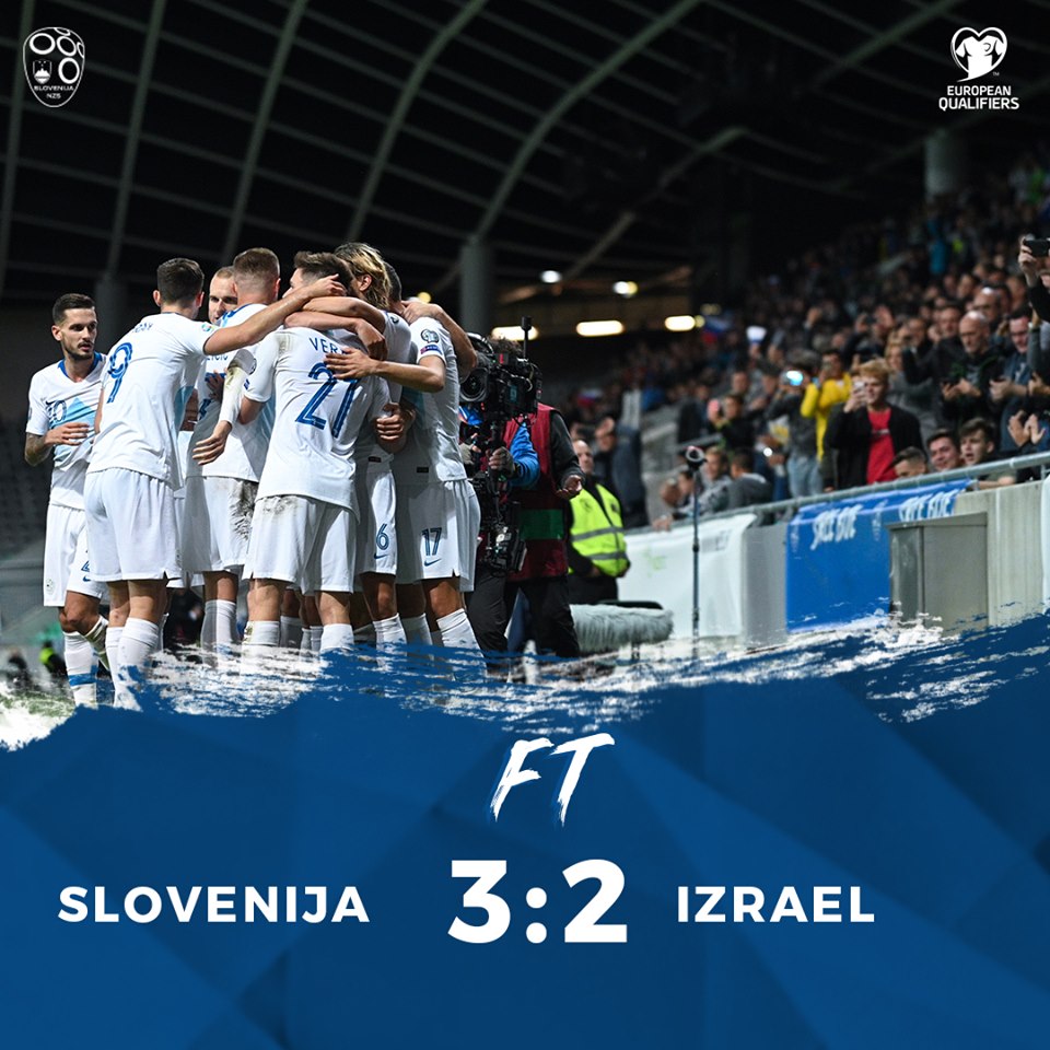 Slovenija po preobratu do tretje zaporedne zmage