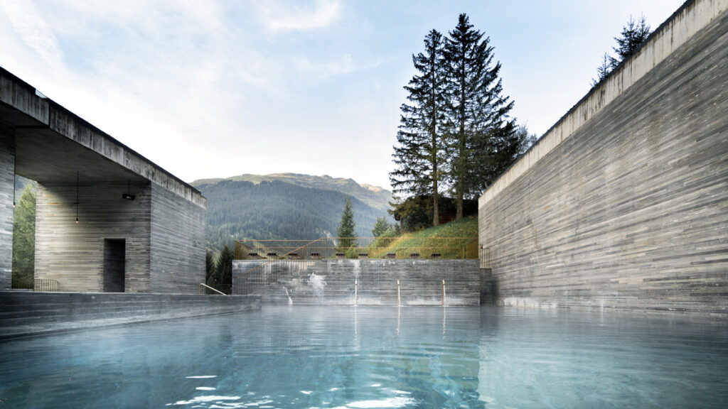 7132 Terme Vals so luksuzne terme v Švici