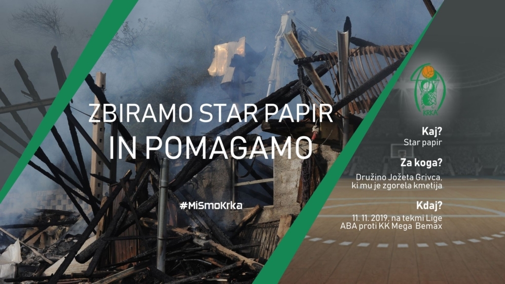 VIDEO: Ste videli, kakšen čut za sočloveka so pokazali košarkarji Krke! Na tekmo prinesite star papir