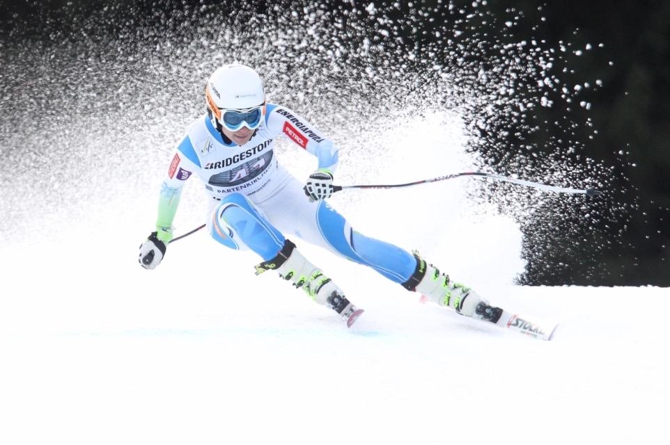 Brodnikova 22. na smuku v Garmischu