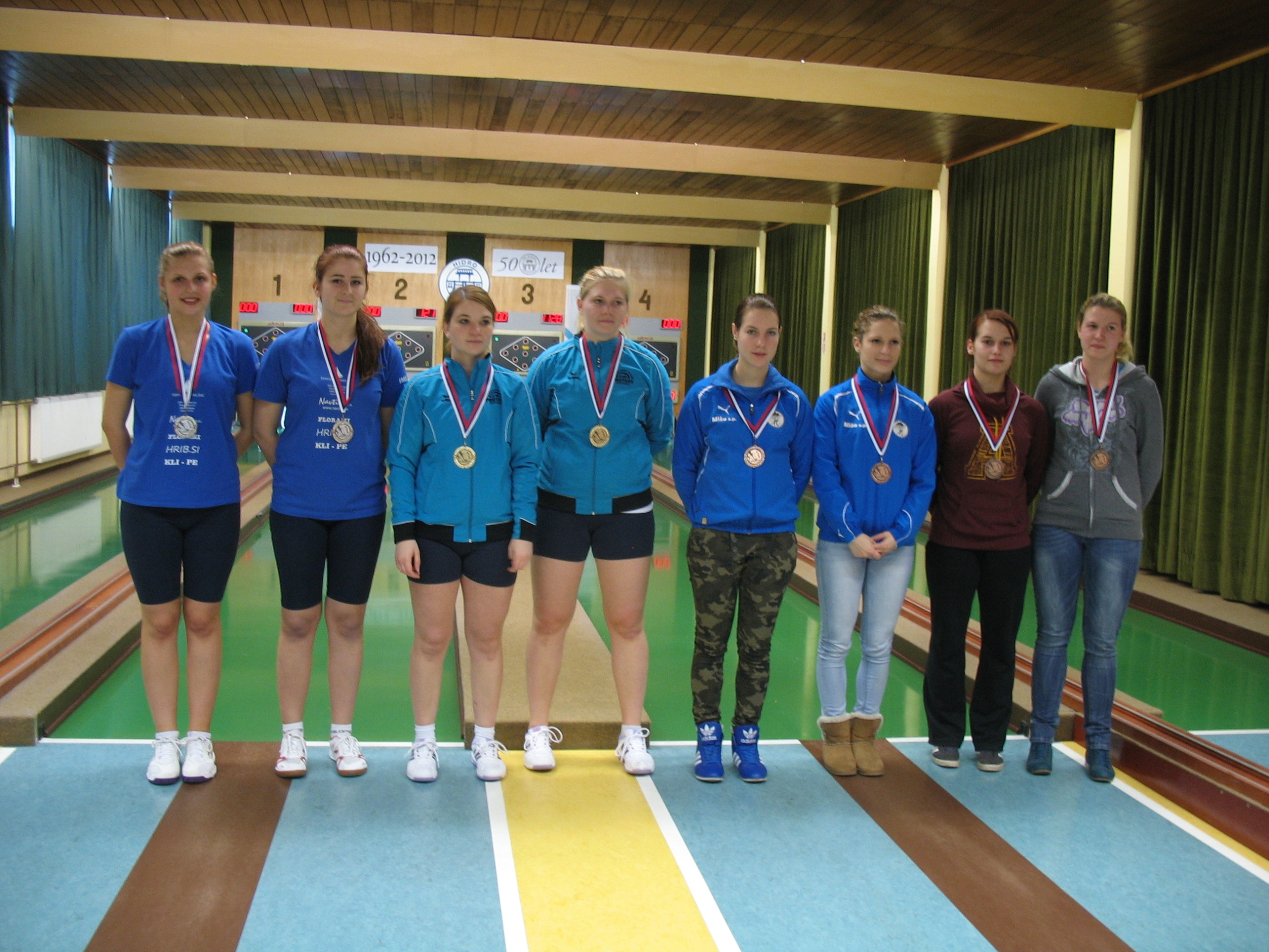 Nika in Nastja državni podprvakinji