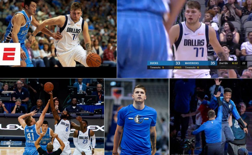 Luka Dončić prvič v dresu Dallasa, proti Kitajcem kar 16 točk!