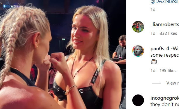 Bokserka zmagala in jih vsem pokazala! Škandal OnlyFans zvezdnice v prenosu v živo