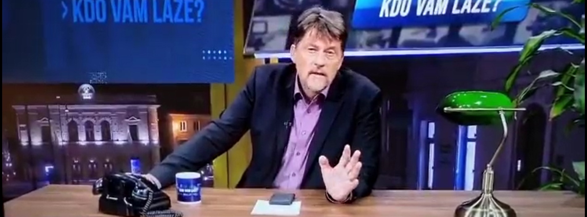 VIDEO: Ojoj, kaj si je privoščil voditelj na Nova24TV, Urško Klakočar v šoku