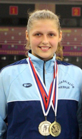 Kadetinja Nika osvojila dve zlati medalji