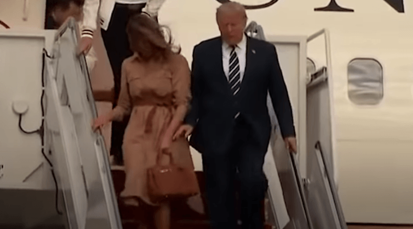 VIDEO: Melanija spet zavrnila Donalda!
