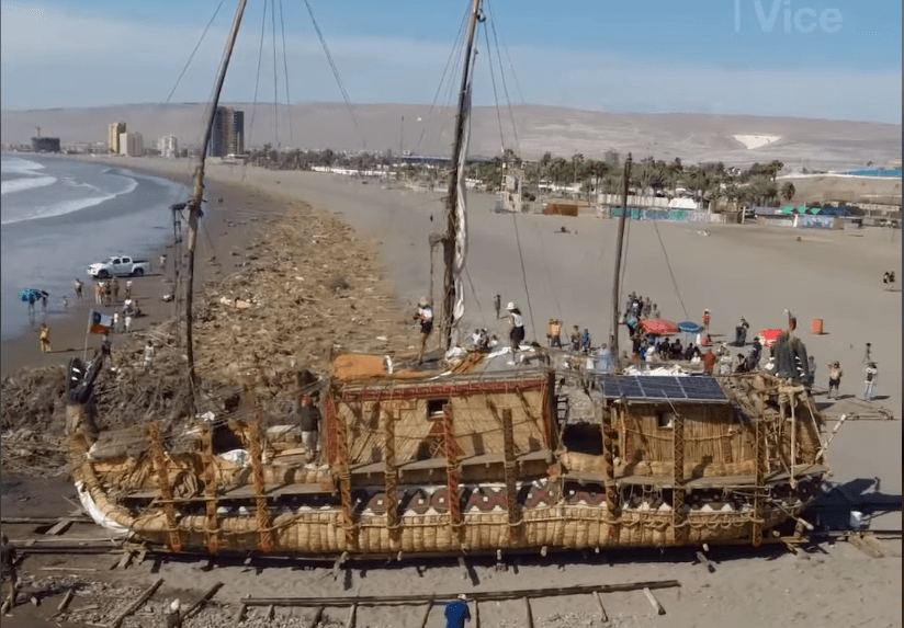 VIDEO: Bi si upali? Jadranje čez Tihi ocean na ladji narejeni iz trstike!