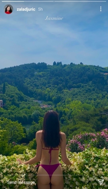 Vroče! Zala Djurić jo je pokazala