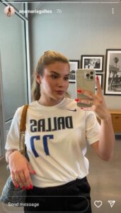 Ne namigovanja, da je njegova Anamarija noseča, ta Dončičeva fotografija buri duhove
