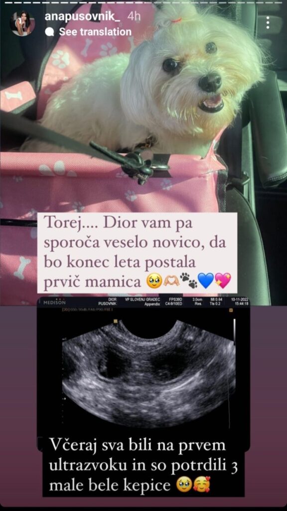 Ana Pusovnik sporočila veselo novico: Konec leta bo prvič postala mamica ...