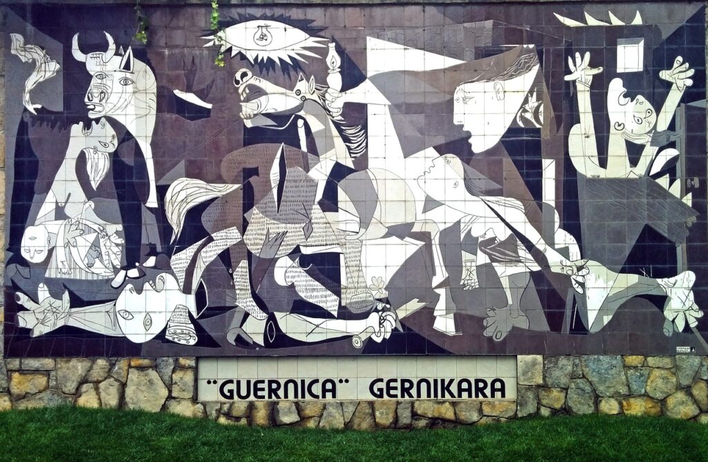 Z Guernico Picasso izkaže podporo koncu vojne. FOTO:Almudena_Sanz_Tabernero/Pixabay