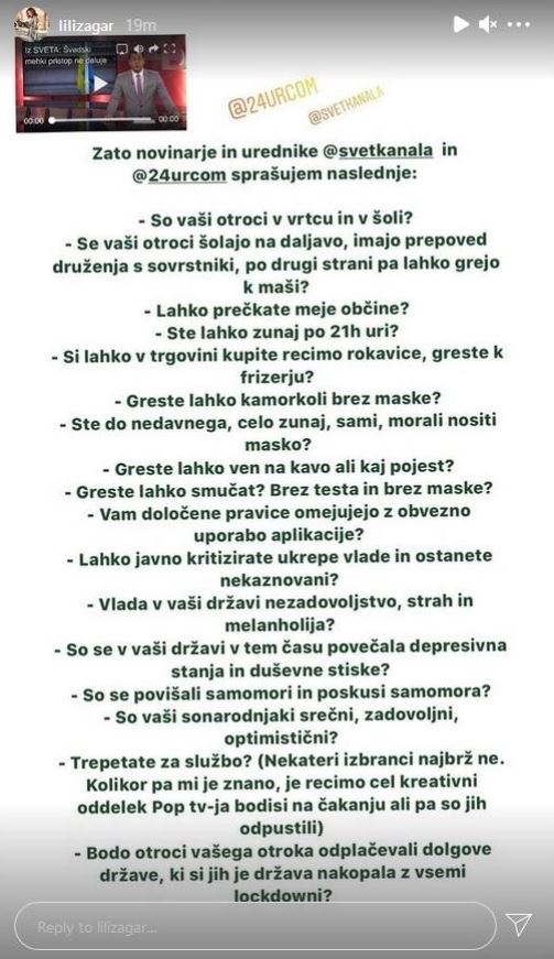 Lili Žagar udarila po nekdanjih kolegih: Trepetate za službo?