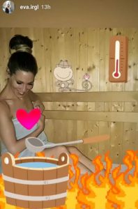 FOTO: Vroče, to je fotografija poslanke Eve Irgl iz savne