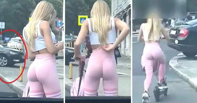 Posnetek parkiranja Škode čez robnik navdušuje: Ali kdo vidi Škodo? Morda cesto ...