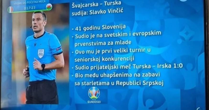 Srbi spomnili na sramoto našega sodnika na Euro 2020: Slovenec si je skoraj uničil svojo kariero zaradi srbske starlete!