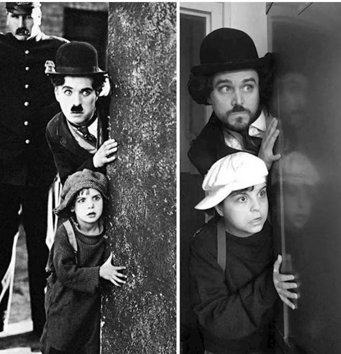 FOTO: Par se je dolgočasil v karanteni, zato sta začela poustvarjati prizore iz filmskih uspešnic