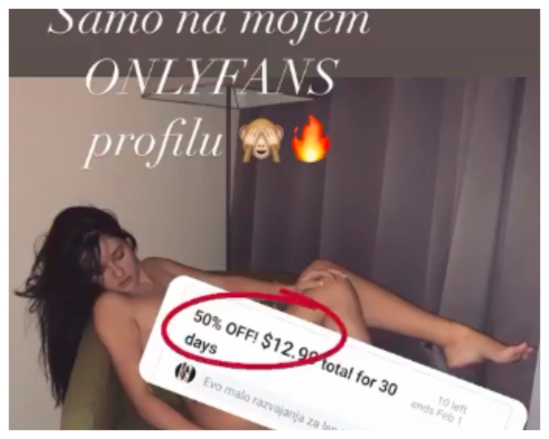 Tekmovalka, ki jo gledamo v šovu Sanjski moški, prodaja svoje gole fotografije za 11,99 dolarjev na mesec!