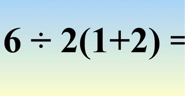 Preprost matematični problem sprl splet: Ali veste rešitev?