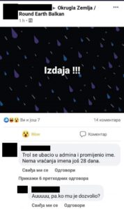 Facebook skupino balkanskih častilcev Ravne zemlje preimenoval v Okroglo zemljo!