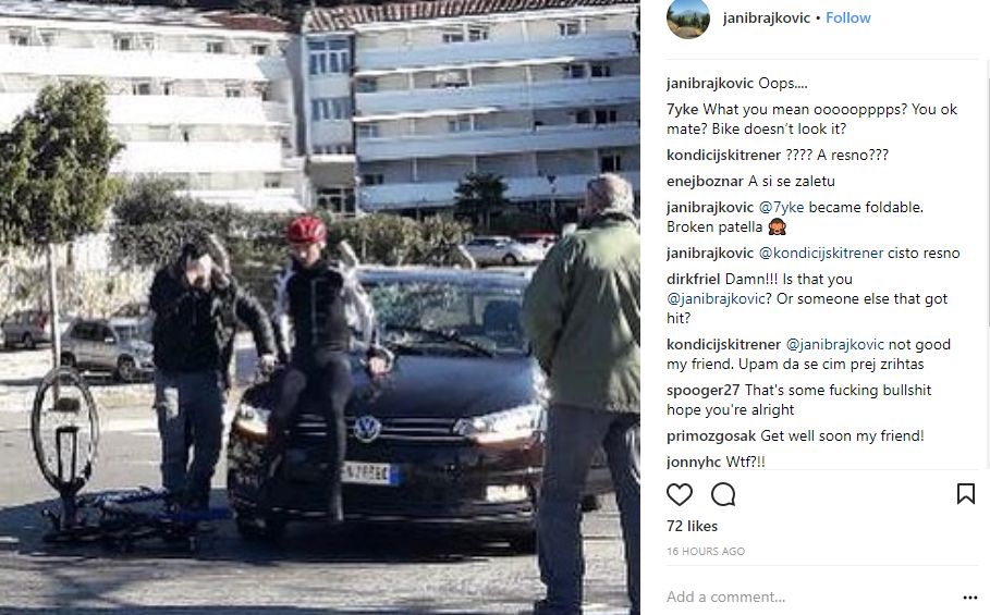 Vozilo zbilo Janija Brajkoviča, ki je pristal v izolski bolnišnici!