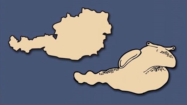 FOTO: Nemec je pokazal, na kar ga spominja oblika evropskih držav! Poglejte, kaj si misli o Sloveniji
