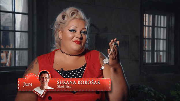 To so goli posnetki Suzane iz Ljubezni po domače