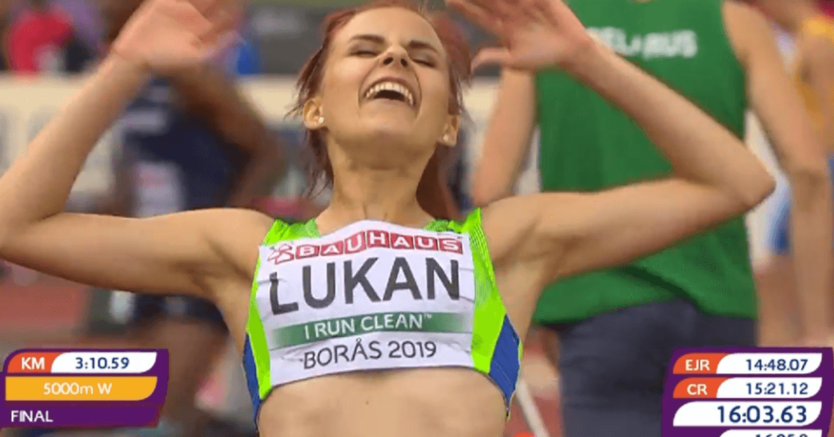 VIDEO: Šentjernejčanka zlata na mladinskem atletskem EP na 5000 m