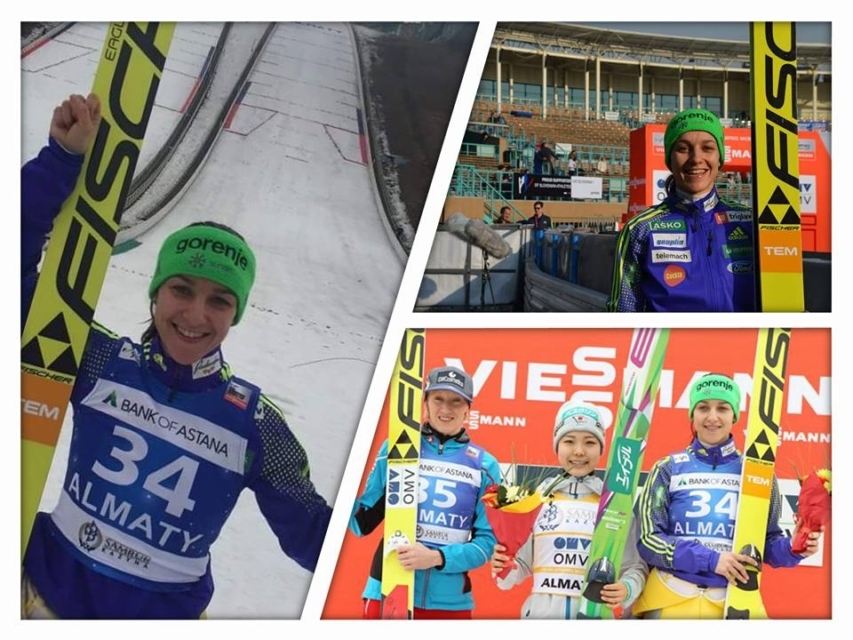 Maja Vtič navdušila s tretjim mestom v skupnem seštevku